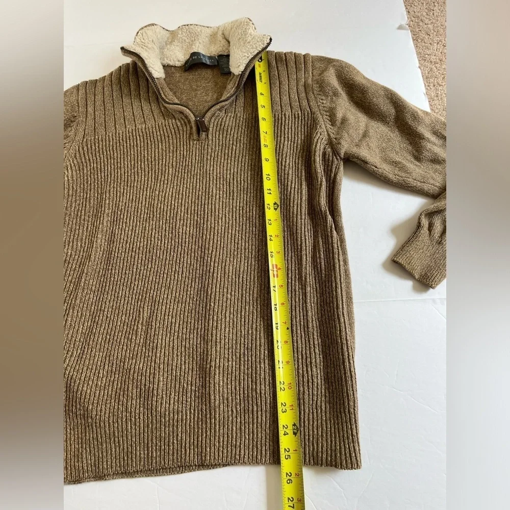 Oscar De La Renta Pullover Sweater Brown Size Medium - Picture 6 of 7